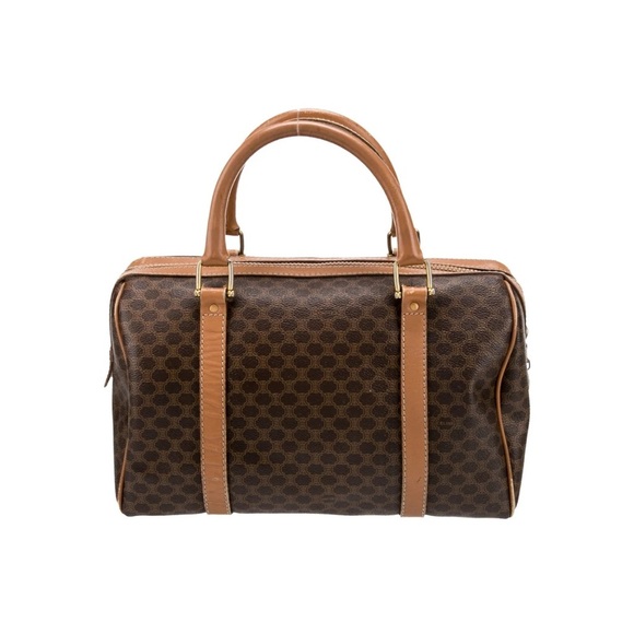 Celine Vintage Macadam Boston Bag w/Dust Bag - Picture 3 of 5